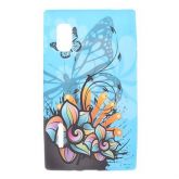 Capa Flor e borboleta padrão TPU macio para LG L5