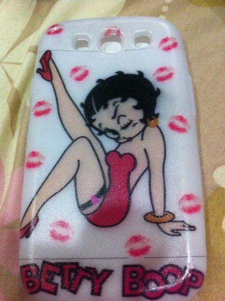 Capa Galaxy SIII Silicone Betty Boop