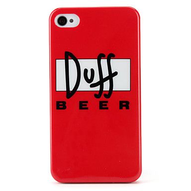 Capa Cerveja Duff Iphone 4/4S