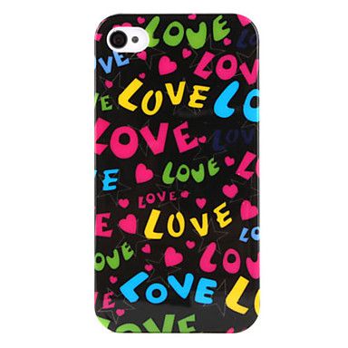 Capa Love Colorido Iphone 4/4S