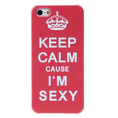 Capa Keep Calm cause I'M Sexy Iphone 5