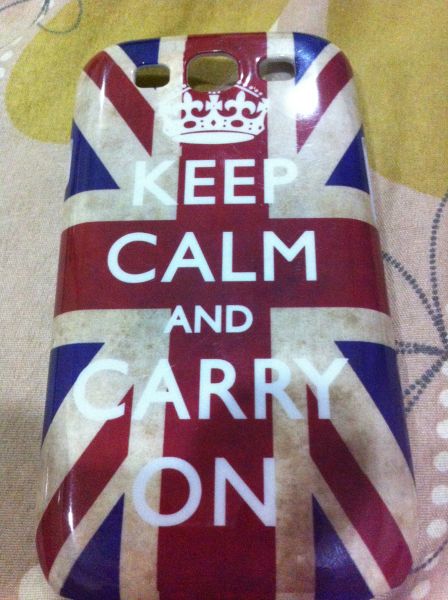 Capa Galaxy SIII Inglaterra Keep Calm